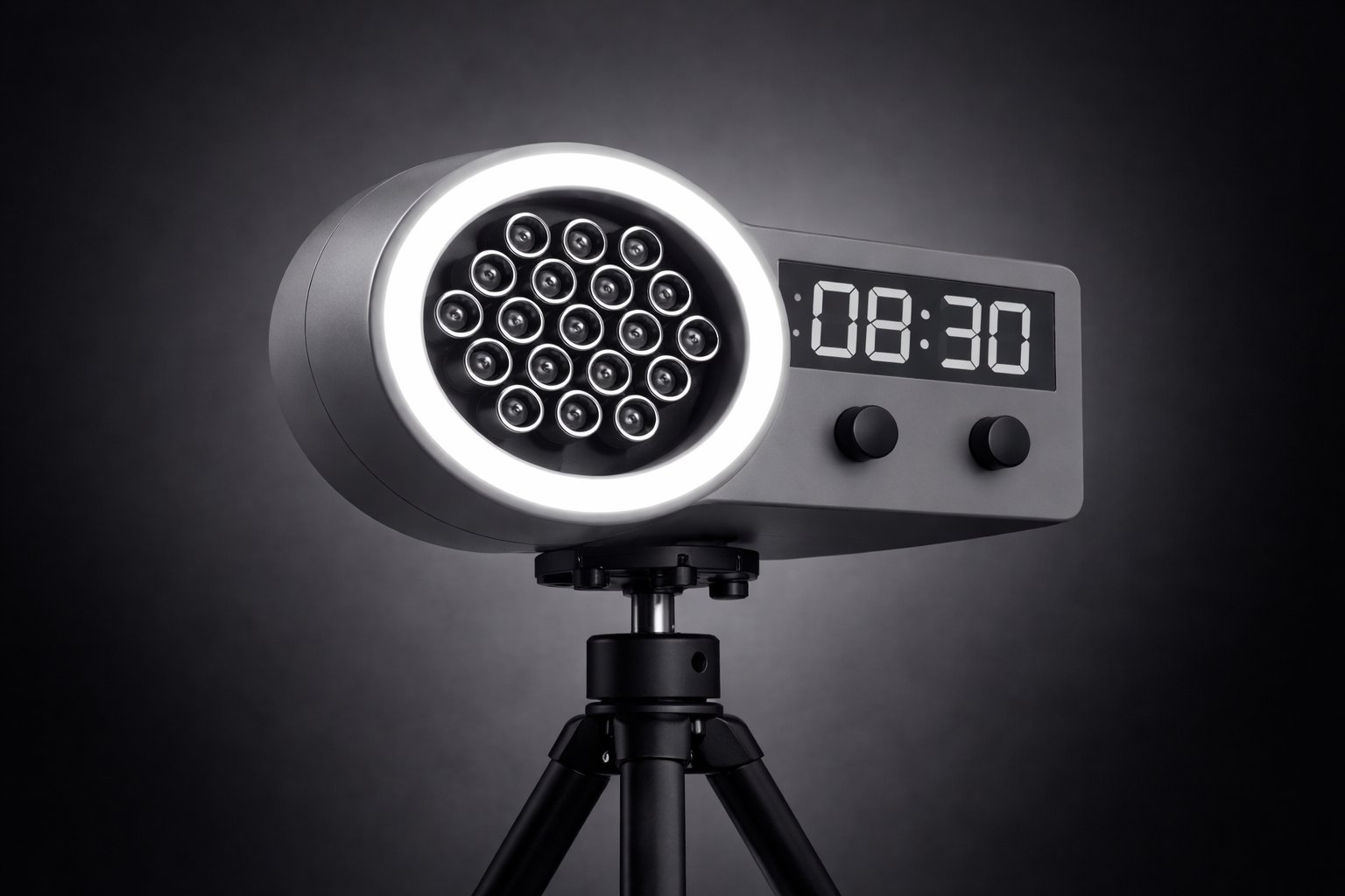 Beamwave directional alarm clock